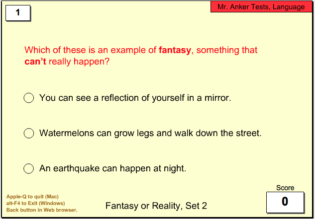 Reality Examples Of Reality And Fantasy Grade 5