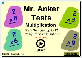 Mr Anker Tests 3rd Grade Activities