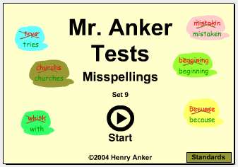 Mr Anker Tests 3rd Grade Activities