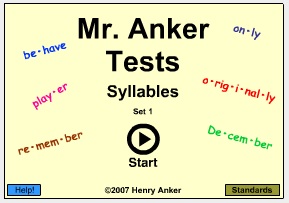 Mr Anker Tests 3rd Grade Activities