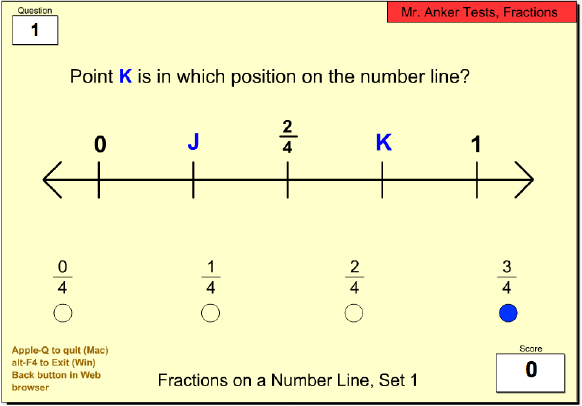 Mr. Anker Tests Fractions Activities