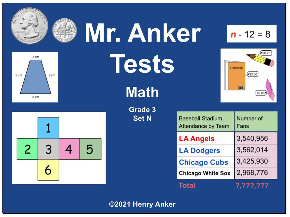 Tests General Math By Grade Level